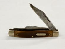 OLD TIMER SCHRADE USA 80T STOCKMAN 3 BLADE POCKET KNIFE