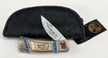 FRANKLIN MINT STONE WALL JACKSON KNIFE W/CASE