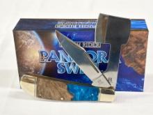 ROUGH RIDER PANDORA SWIRL HATCHET KNIFE  COMBO