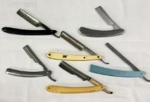 LOT OF 6 STRAIGHT RAZORS