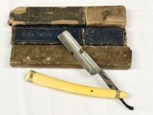 MASTER BARBER STRAIGHT RAZOR WITH CASES