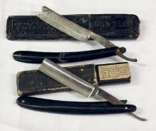 LOT OF 2 SHEFFIELD STRAIGHT RAZORS