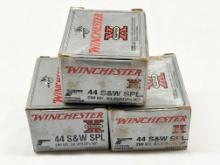 LOT OF 3 NEW BOXES WINCHESTER 44 SPECIAL AMMO