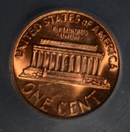 1970-S SMALL DATE LINCOLN CENT, SEGS GEM BU RED