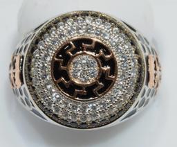STERLING SILVER CUBIC ZIRCONIA RING