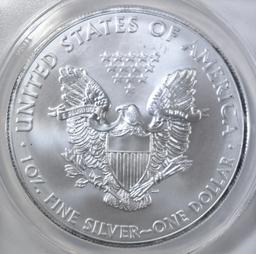 2014 (S) SILVER EAGLE ANACS MS-70 FIRST DAY ISSUE