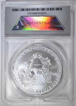 2014 (S) SILVER EAGLE ANACS MS-70 FIRST DAY ISSUE