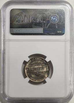 1955 D JEFFERSON NICKELS NGC MS 66