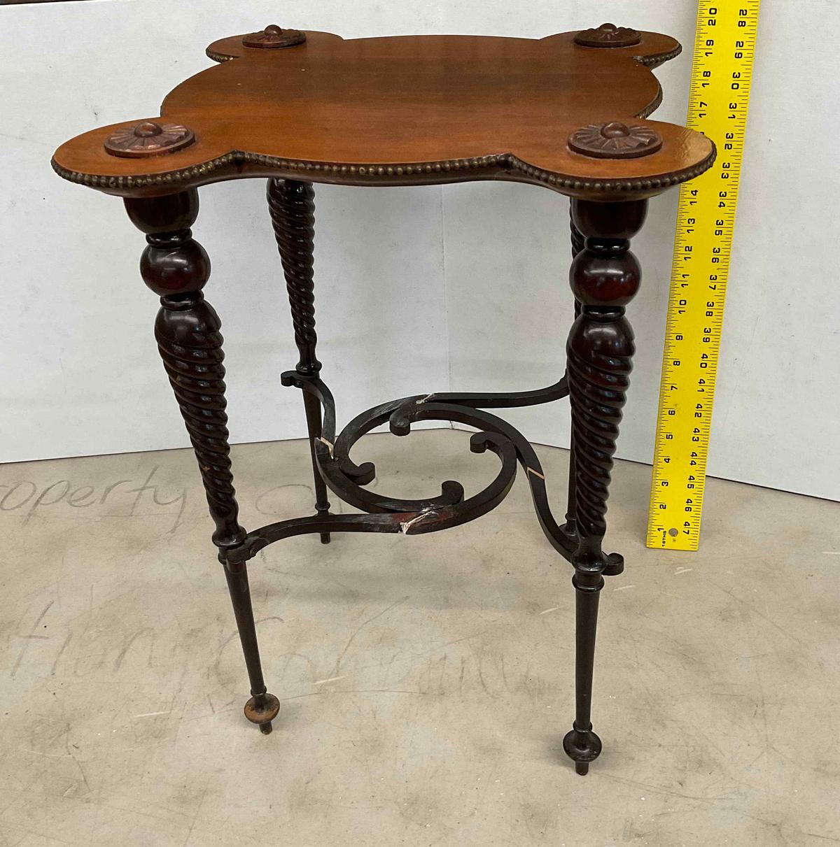 Small Ornate Antique Table