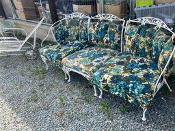 Wrought Iron Sofa, Chaise