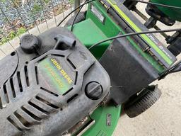 John Deere Mower & Seed Spreader