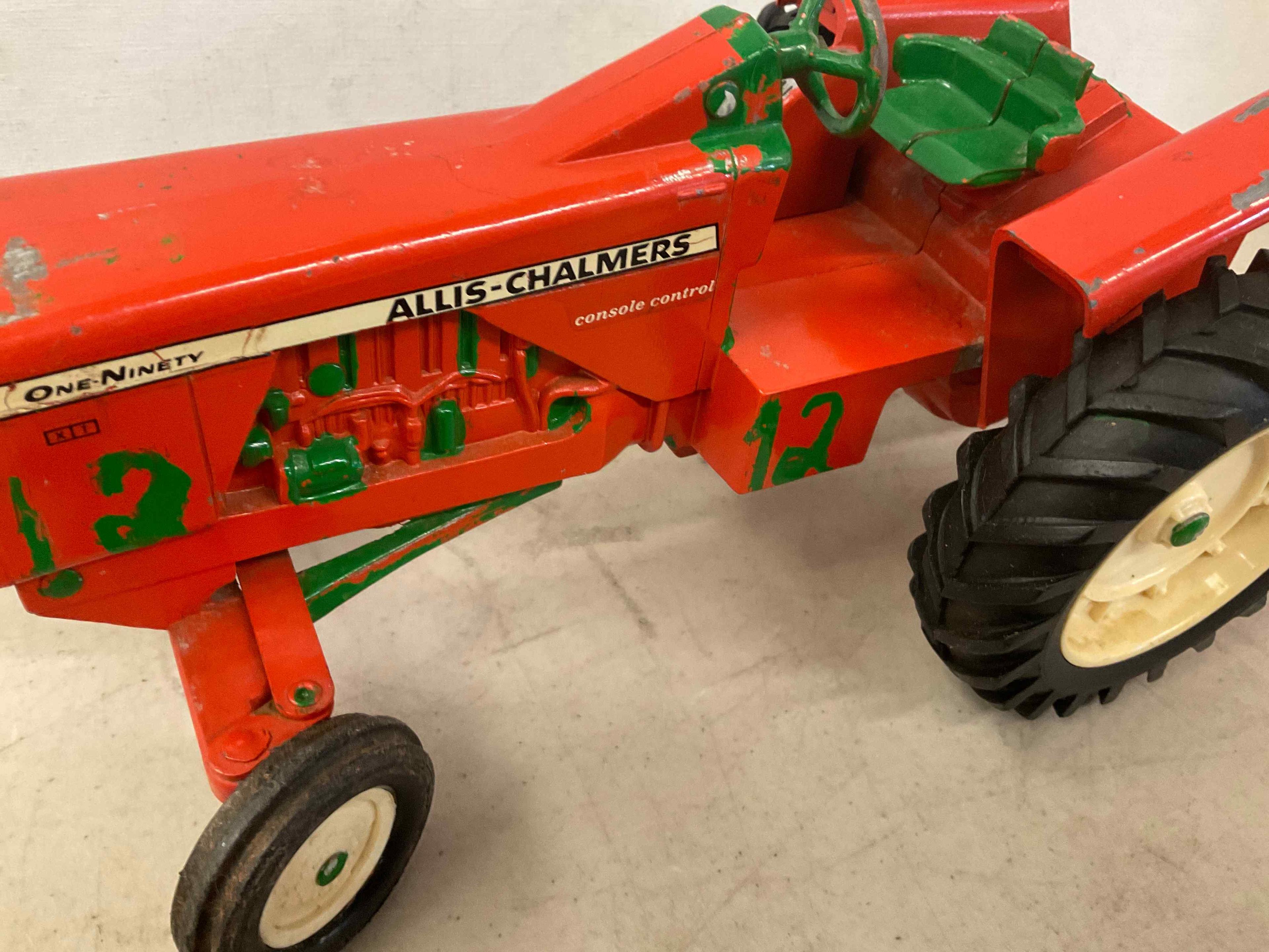 Allis Chalmers Toy Tractor, Toy Globe