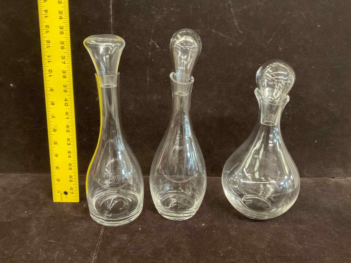 Three Decanters