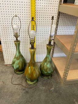 3 Mid Century Lamps