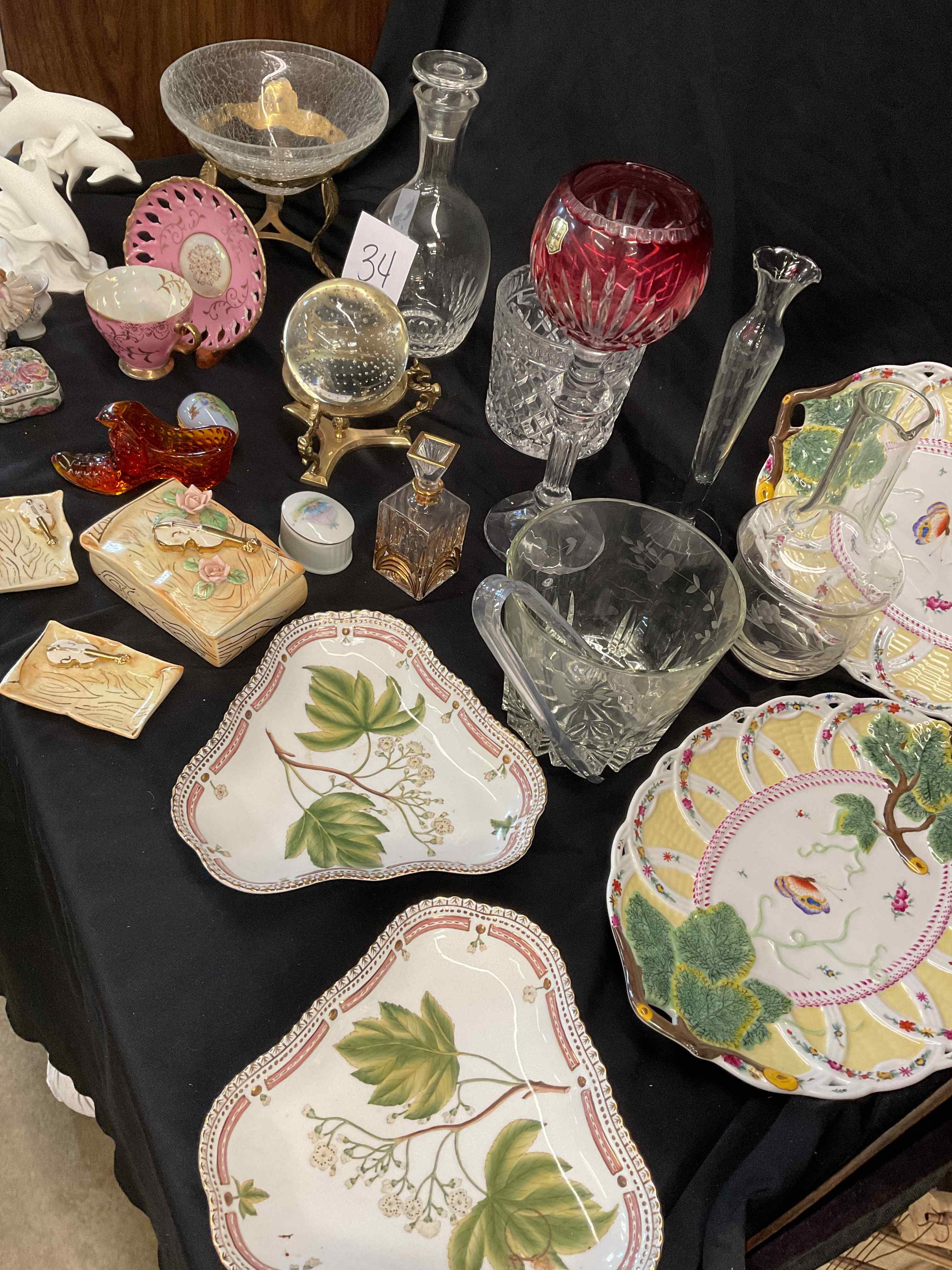 Crystal, Lenox, Dolphins, etc