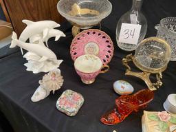 Crystal, Lenox, Dolphins, etc