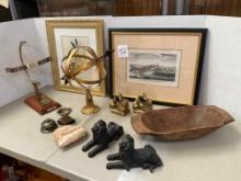 Pictures, Spheres, Wood Bowl, etc