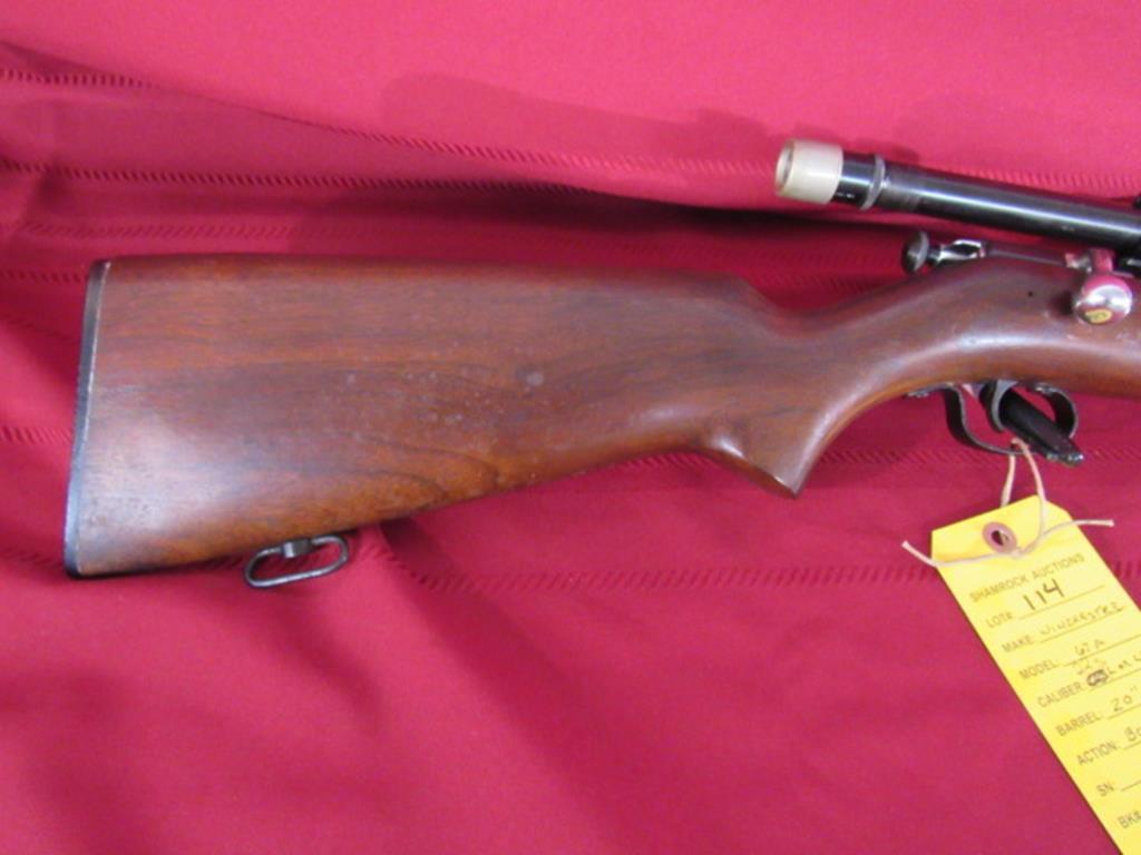 Winchester model 67A. 22 s, l, lr. single shot bolt action rifle. NSN