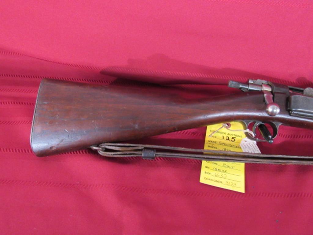 Springfield 1898. 30-40 Krag. bolt action rifle. sn: 185122
