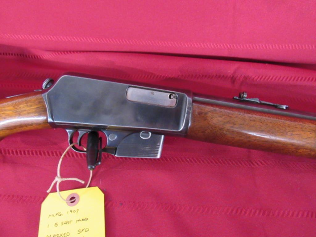 Winchester 1907 S.L. .351 semi-auto rifle. sn:6786