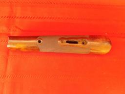 Lot of misc gun related items. trigger lock. trap gun forend. flashlight.