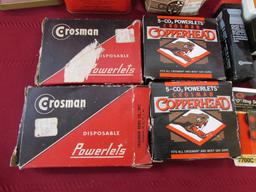 BB/Pellet ammo and accessories lot.