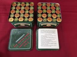 2 Ducks Unlimited Commemorative. Remington all brass 12ga shotshells.