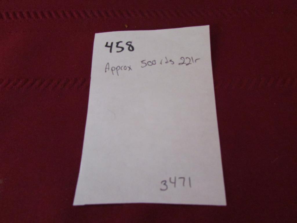 Bag of 22lr approx 500 rds