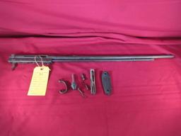 Remington Arms 550-1 barreled receiver with parts, no SN, 24" barrel,