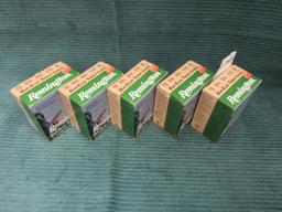 5 boxes of Remington 12ga 2 3/4" 8 shot, 4 bxs with 25rds, 1bx with 20rds