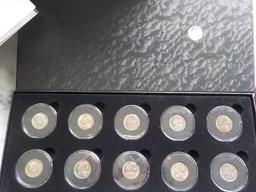 I1  10 UNC Nickels 1955 to 1964 All