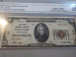 N1 $20.00 Bill 1929 Type 2 VF35