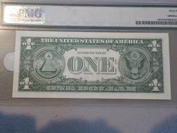N7 $1.00 1957B Silver Certificate Choice UNC 64