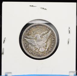 1909 Silver Barber Quarter Dollar Uncirculated