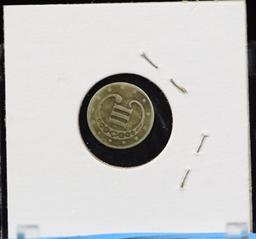 1853 Three Cent Silver