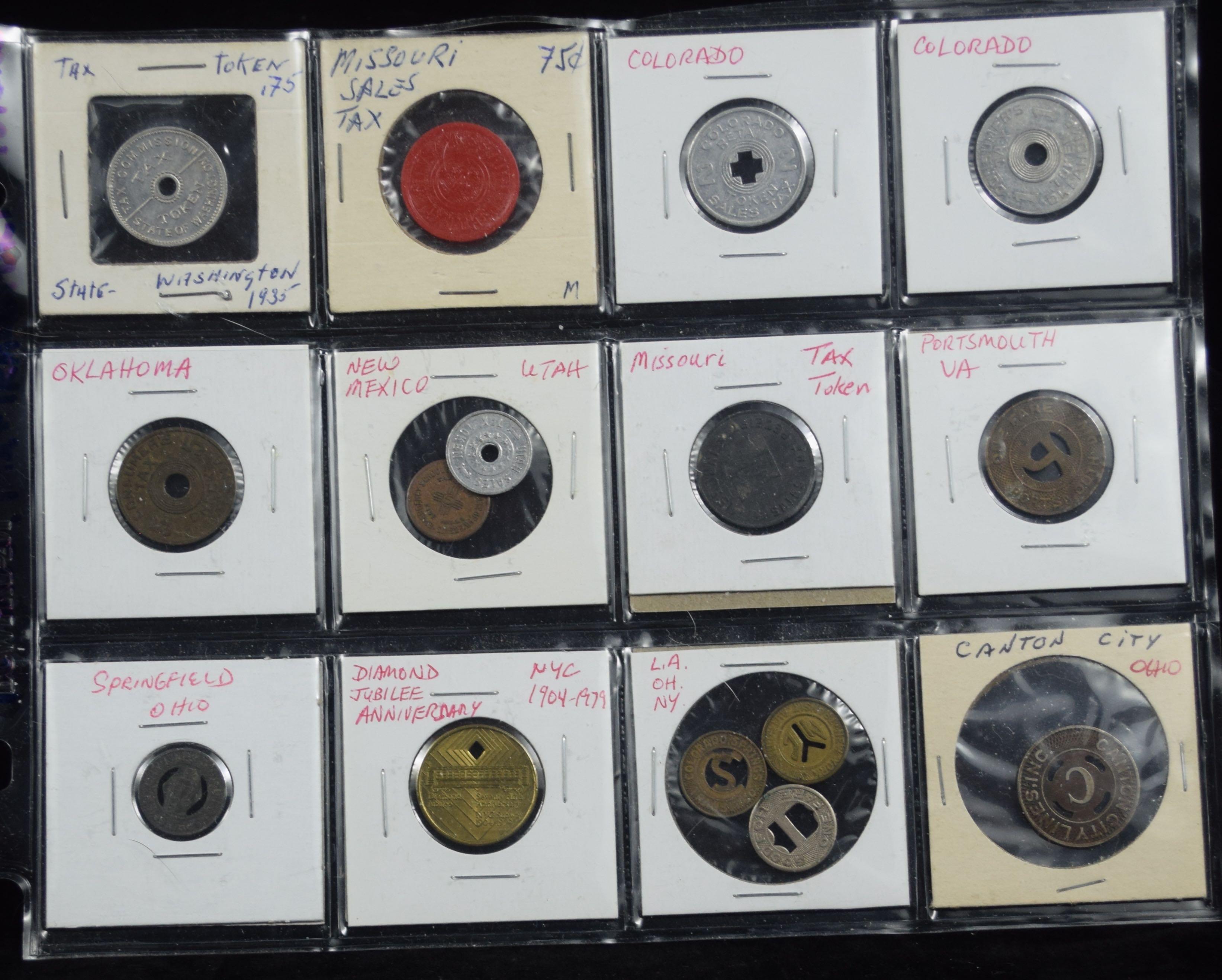 15 Different Tax & Transport Tokens