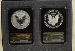 2012-S ASE 2 Coin Ultra Cameo NGC PF-70 Neat