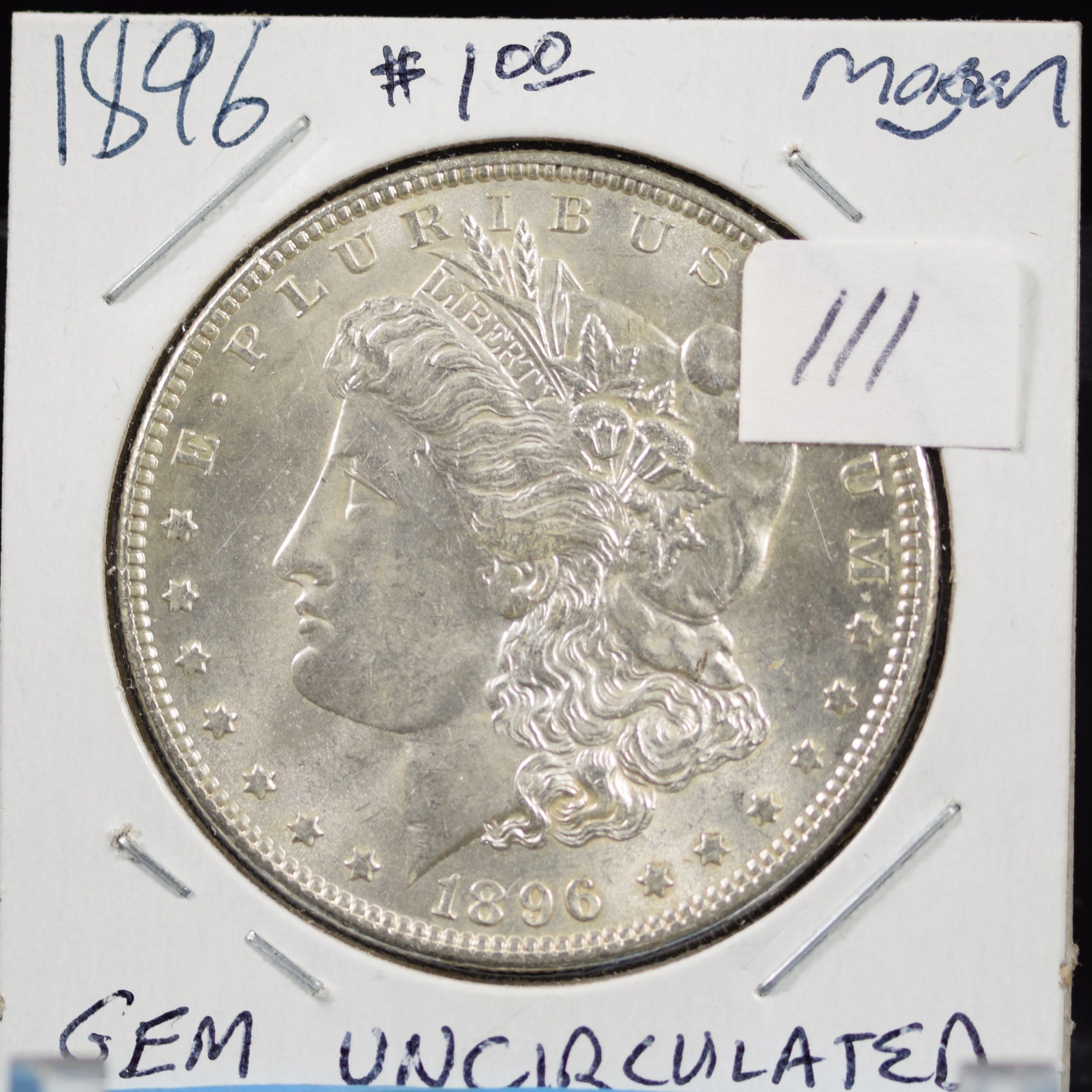 1896 Morgan Dollar UNC