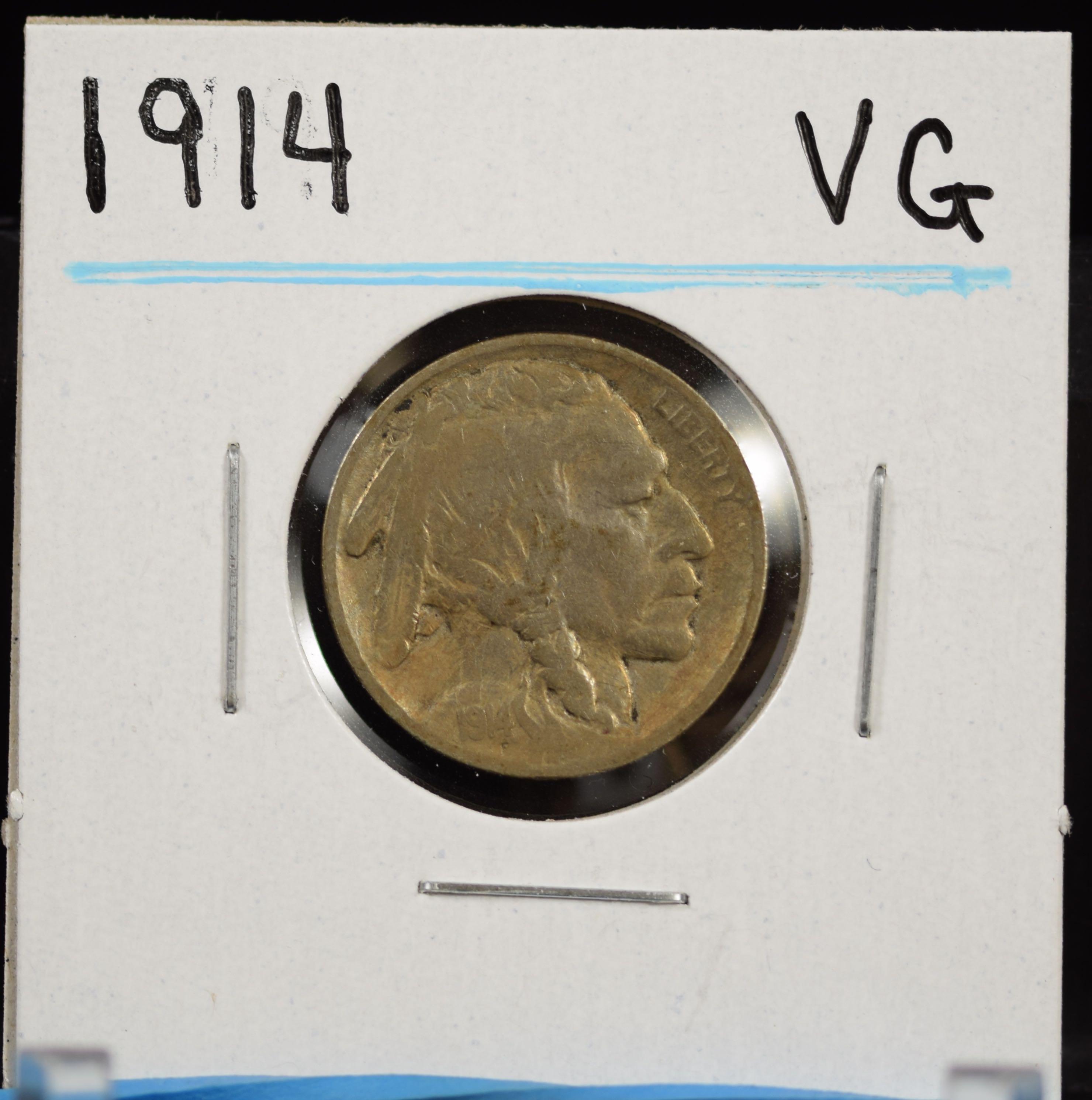 1914 Buffalo Nickel VG