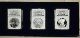2006 ASE 20th Anniversary Dollar Set NGC PF/MS/PF-70 UC Wow
