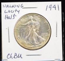 1941 Walking Half Dollar CH BU FBF