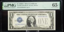 1928A $1 Silver Certificate H15982855A Funny Back PMG65
