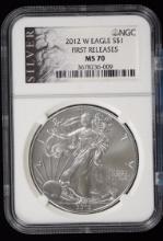 2012-W American Silver Eagle NGC MS-70 1st
