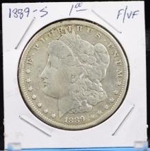 1889-S Morgan Dollar F/VF