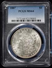 1887 Morgan Dollar PCGS MS-63