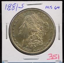 1881-S Morgan Dollar MS64