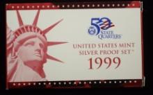 1999 US Mint Silver Proof Set