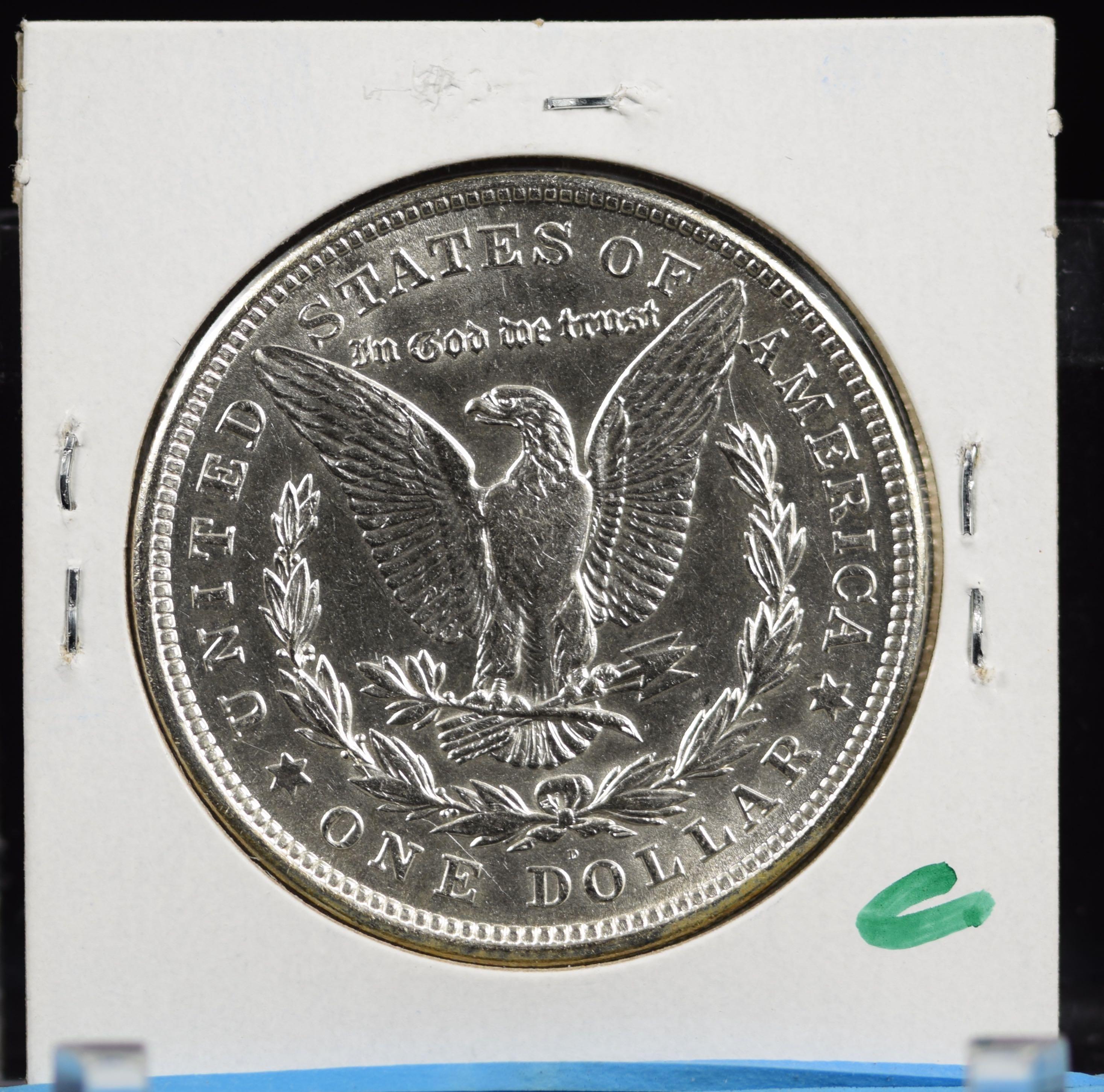 1921-D Morgan Dollar Micro MS65 Brilliant