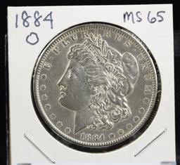 1884-O Morgan Dollar MS65