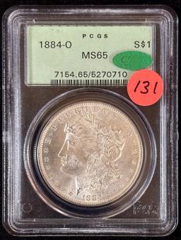 1884-O Morgan Dollar PCGS MS-65 CAC OGH